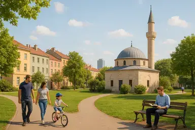 İzmir Kiraz Bahçearası Cami kapak görseli